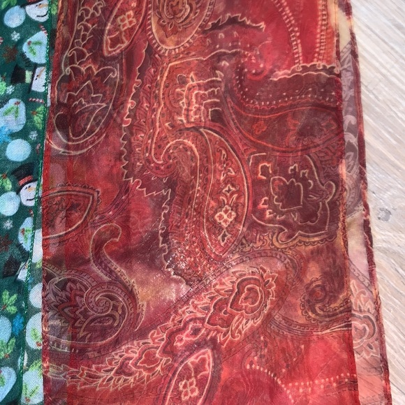 Fringe ruffle casual Snowman bundle of 8 scarves - Picture 8 of 10